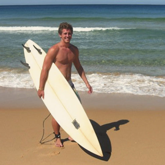 man with surfboard