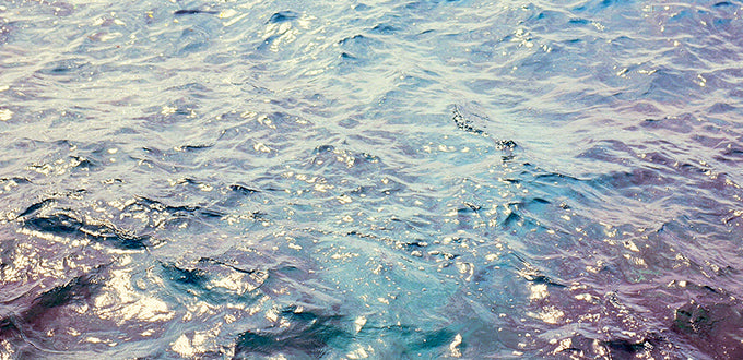 reflective ocean water