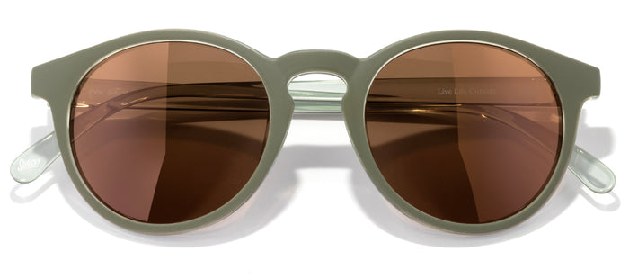 sunski dipsea olive grass bronze front