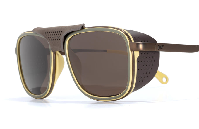 sunski ferrata olive citrine amber low angle side shot