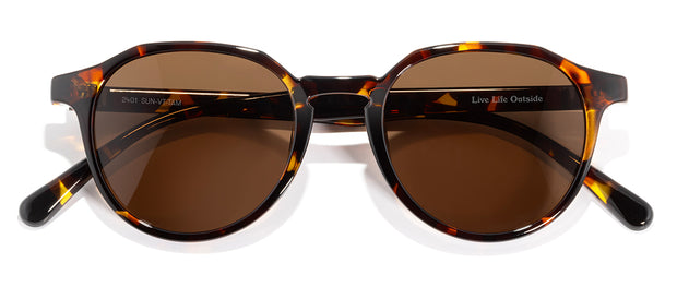 sunski vallarta tortoise amber front angle
