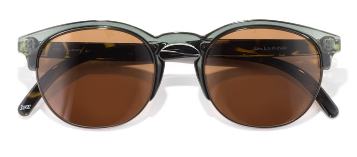 sunski avila pine tortoise amber front angle