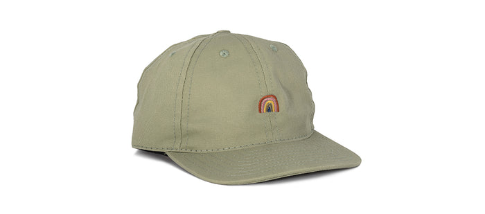 sunski rainbow hat sage three quarter angle
