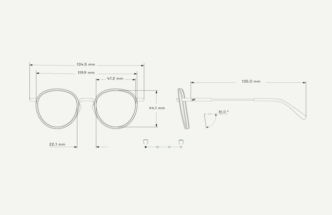 sunski baia champagne amber size sketch