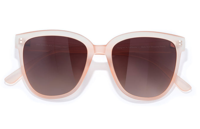 sunski camina blush terra fade front angle