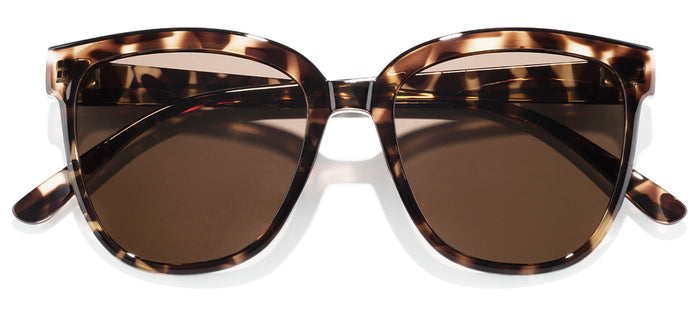 sunski camina tortoise amber front angle