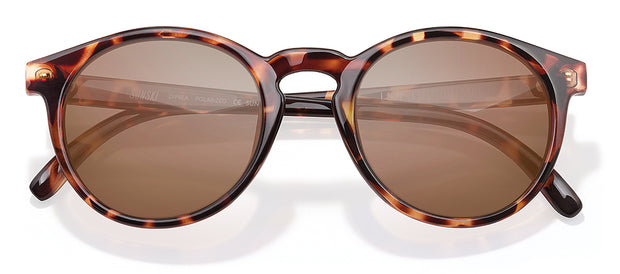 sunski dipsea tortoise amber front angle