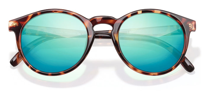 sunski dipsea tortoise emerald front angle