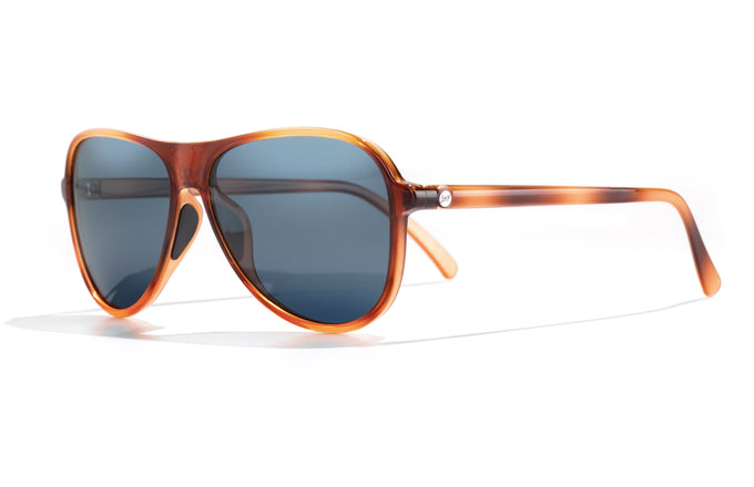 sunski foxtrot caramel midnight side profile