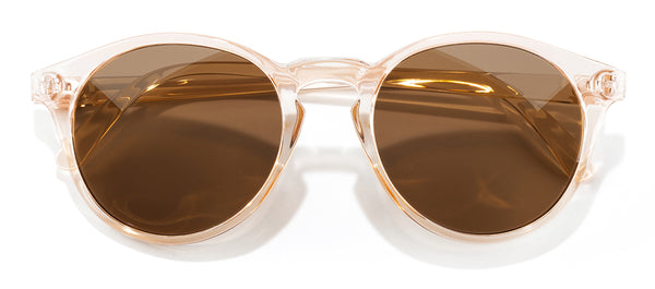 Clear frame polarized hotsell sunglasses
