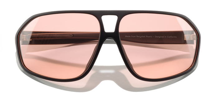 sunski velo black rose front angle