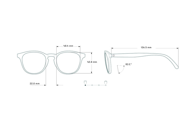 sunski yuba tortoise ocean measurement sketch