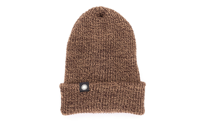 sunski shoulder season beanie sandstone flat lay