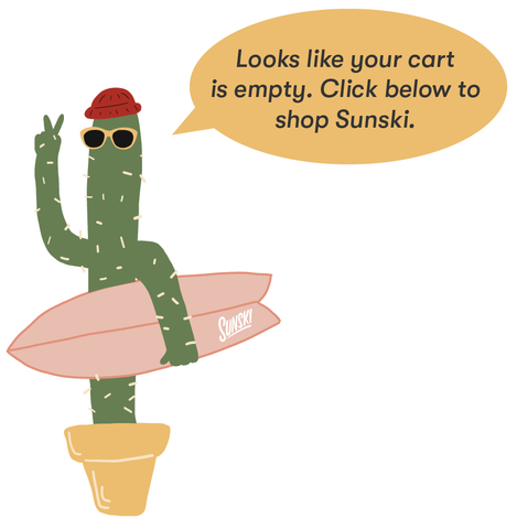 Surfing Pot Cactus says your cart is empty!