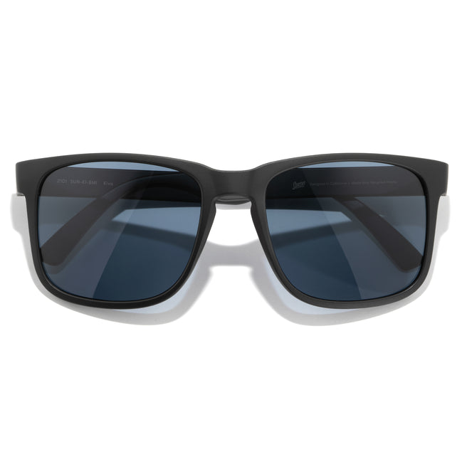Black and white sunglasses on a white background
