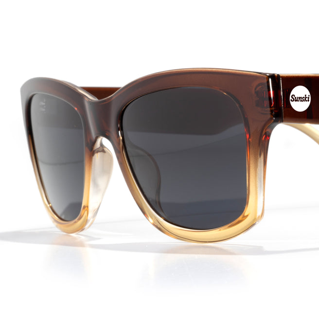 brown gradient sunglasses isometric view