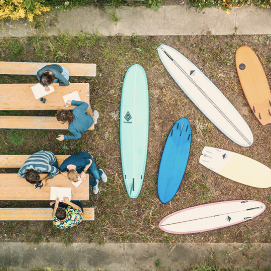 surfboards at sunski