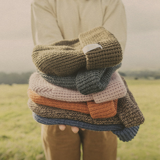 stack of sunski beanies