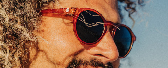 close up of sunski dipsea sunglasses