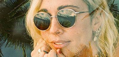 woman in new sunski sunglasses