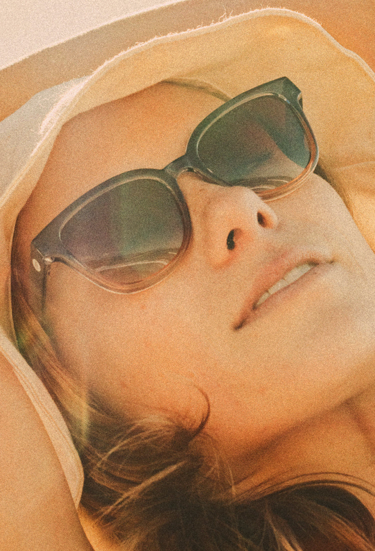 person in sunski sunglasses
