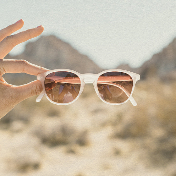 sunski sunglasses in the desert