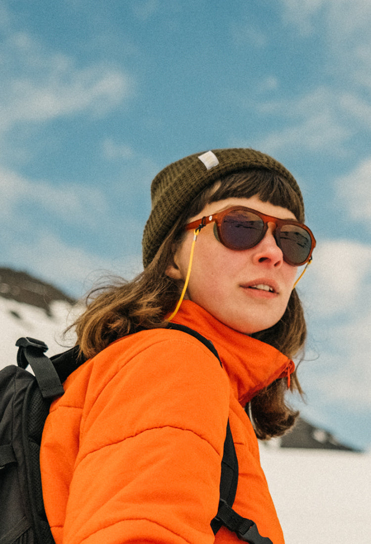 outdoors in new sunski alpine sunglasses