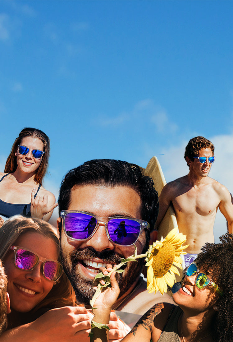 people in sunski original sunglasses
