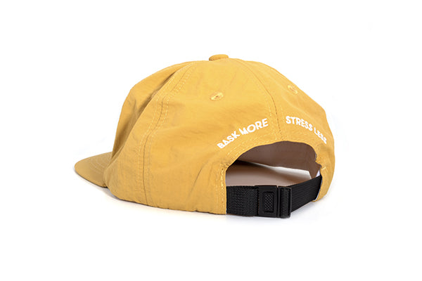 sunski team hat yellow back angle