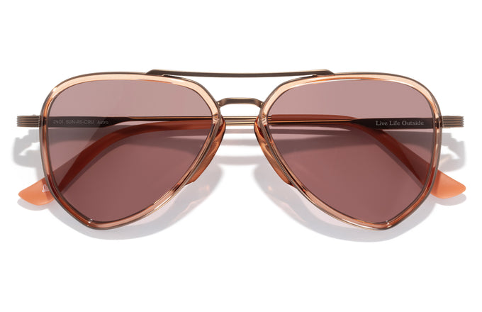 sunski astra copper ruby front angle