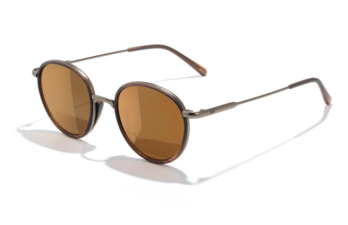 sunski baia tortoise bronze three quarter angle