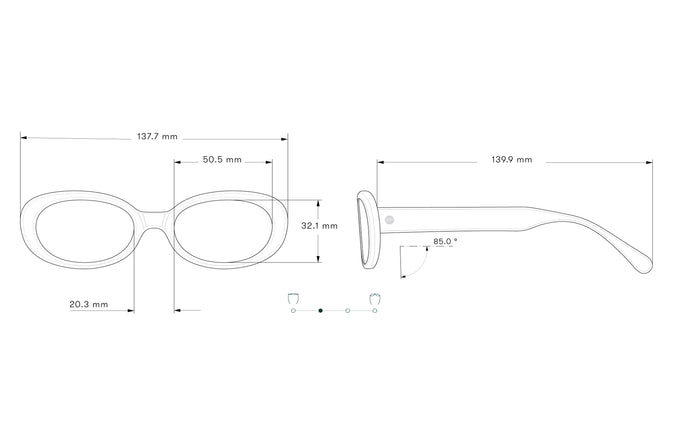sunski bianca ivory amber dimensions