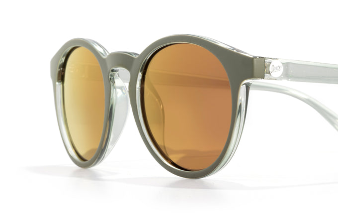 sunski dipsea olive grass bronze close up three quarter angle