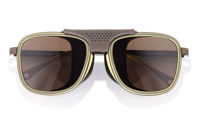 sunski ferrata olive citrine amber front angle