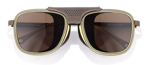 sunski ferrata olive citrine amber front angle