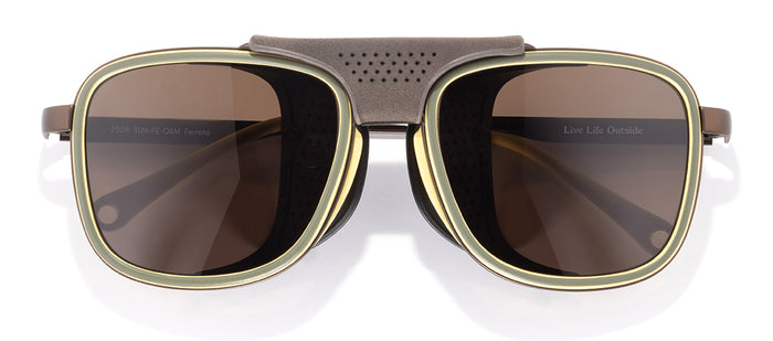 sunski ferrata olive citrine amber front angle