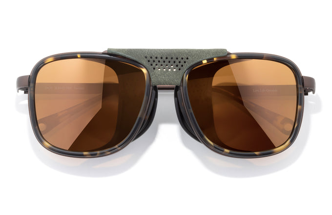 sunski ferrata tortoise bronze front angle