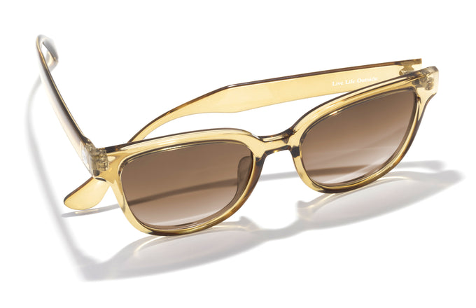 sunski polarized sunglasses miho seaweed sepia aerial angle