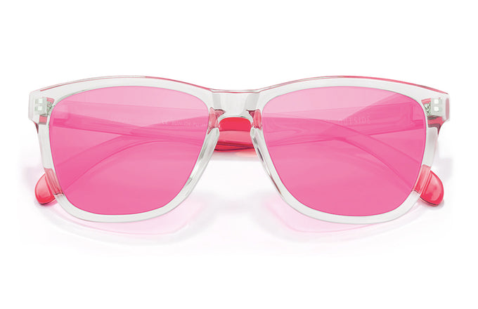 sunski original clear pink  front angl