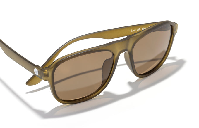 sunski shoreline olive amber aerial view