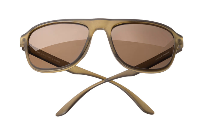 sunski shoreline olive amber floating shot