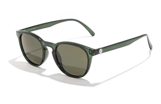 sunski yuba deep green forest three quarter angle