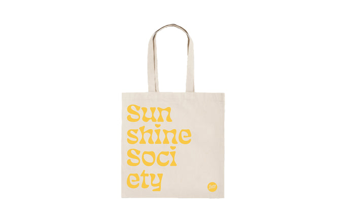 sunski sunshine society tote front angle