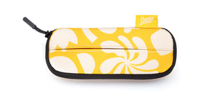 sunski zipper case yellow squiggles front angle 