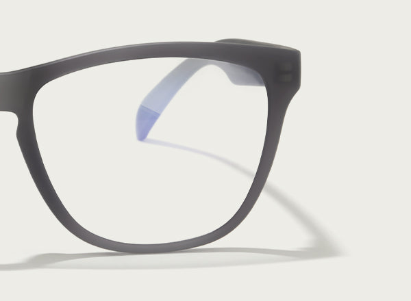 sunski classic blue light glasses left set close up front angle
