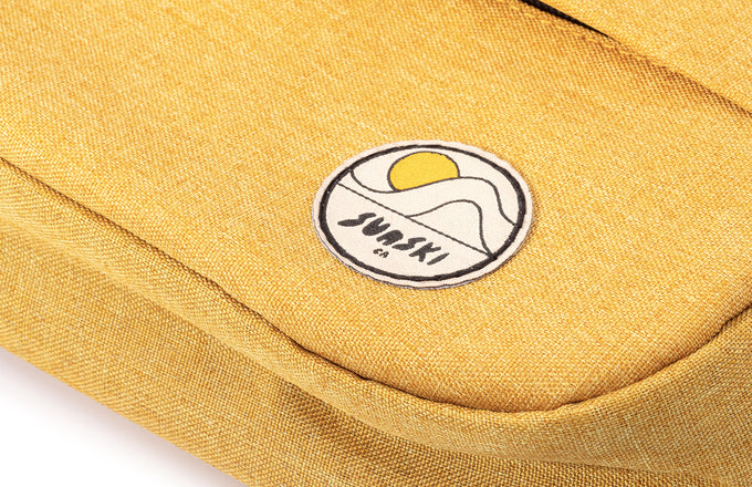 sunski carry sling yellow close up of material