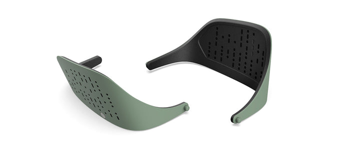 Bonus Couloir Shields! - Olive - sunski couloir sun shield olive product laydown