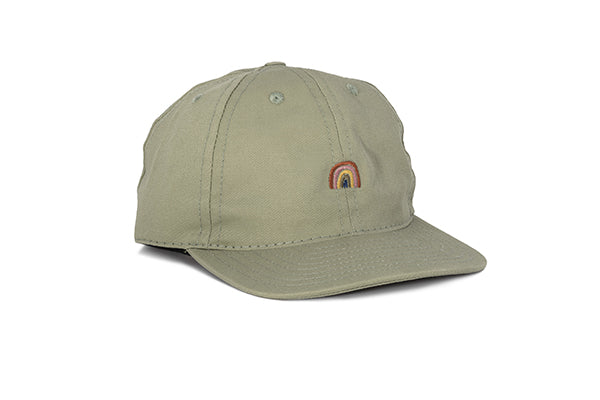 sunski rainbow hat sage three quarter angle