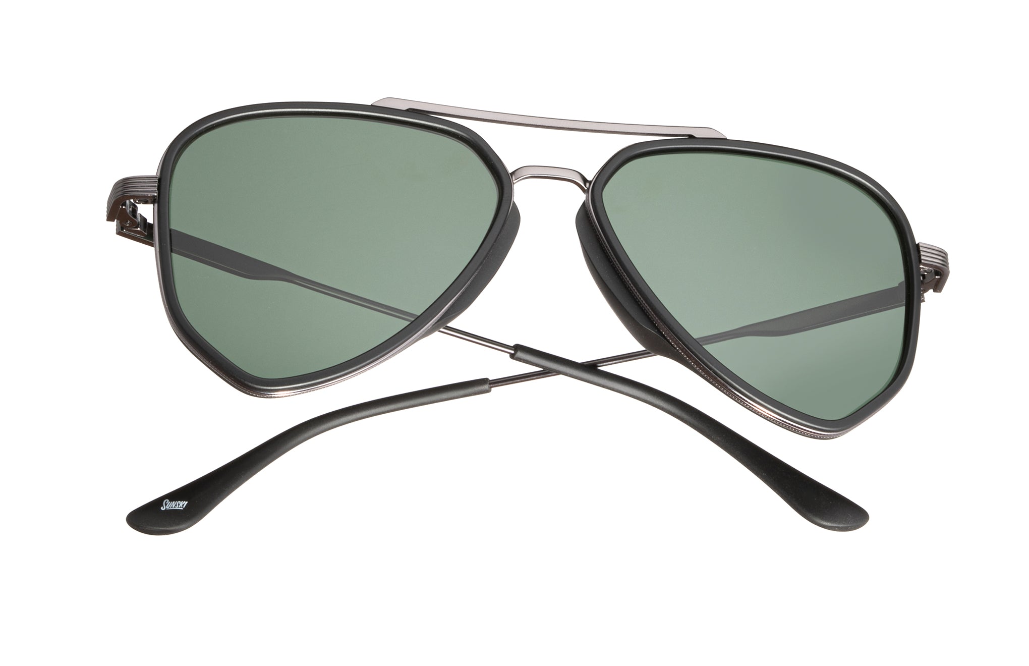 Gun Metal Aviator Sunglasses Premium Military Pilot Mens Polarized