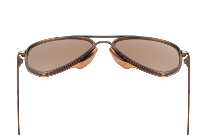 sunski astra tortoise amber unfolded from bottom angle